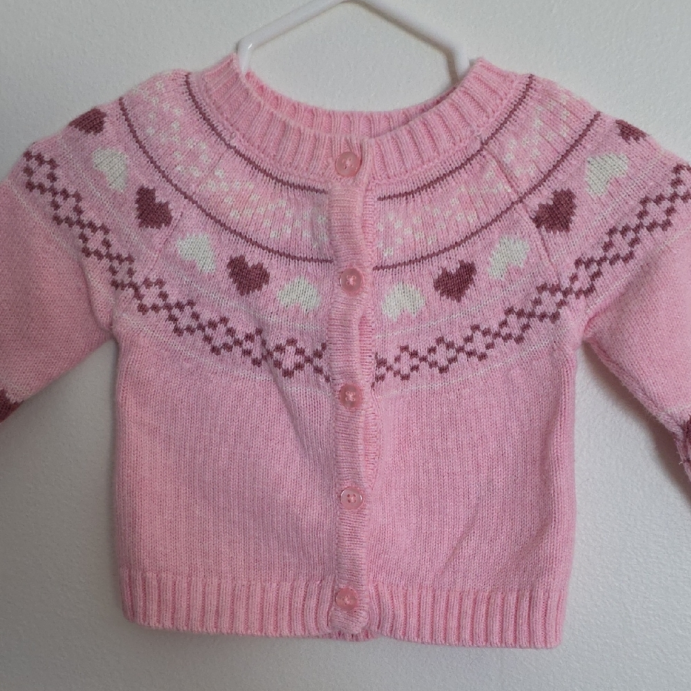 George Pink Baby Cardigan